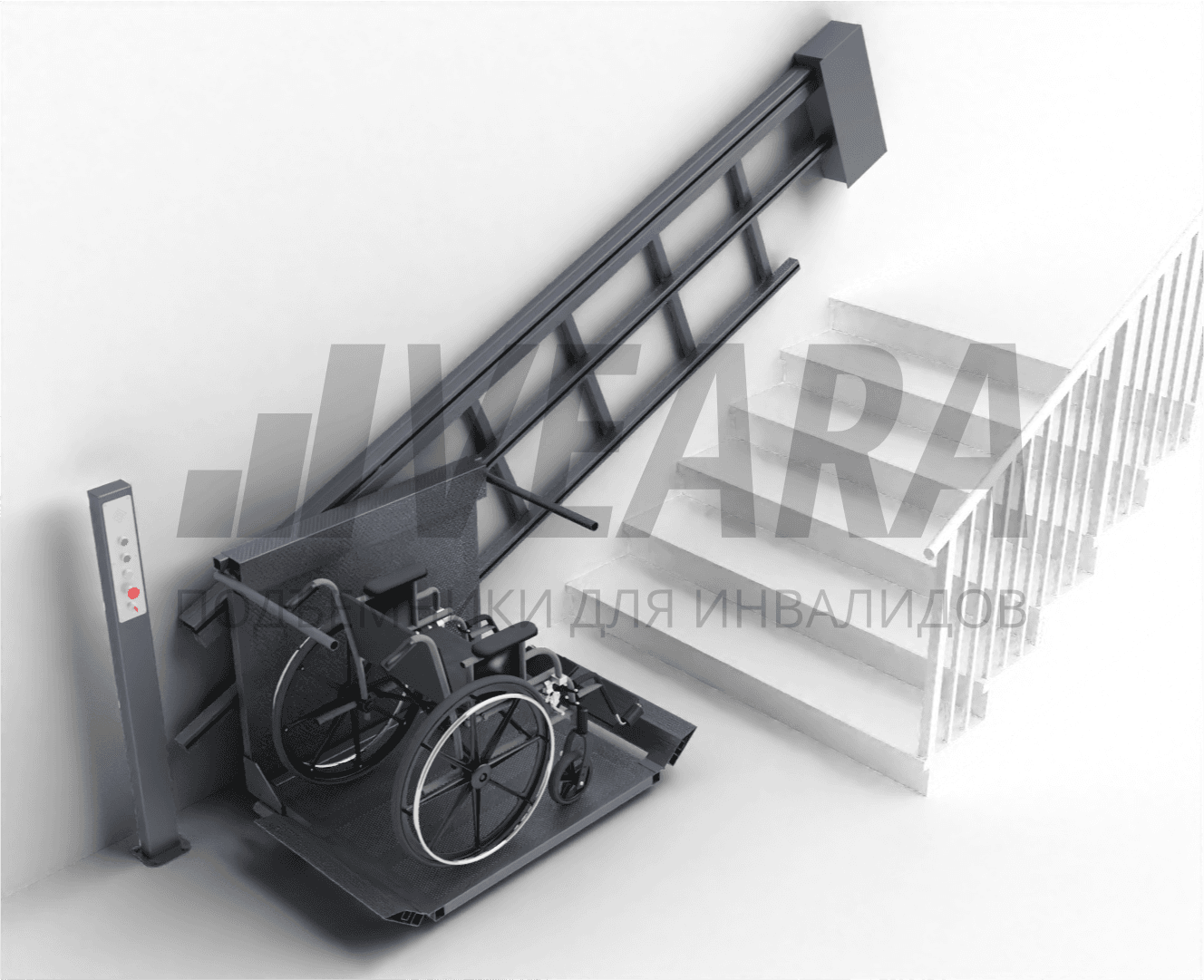 Наклонная платформа - подъемник для инвалидов НПУ-001