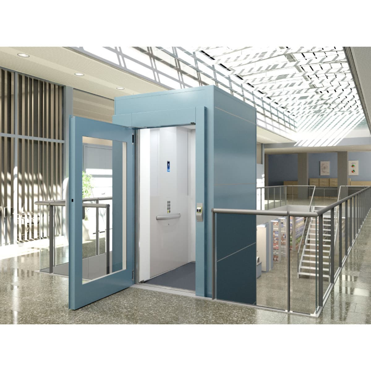 Вертикальная подъемная платформа с шахтой NTD A400C