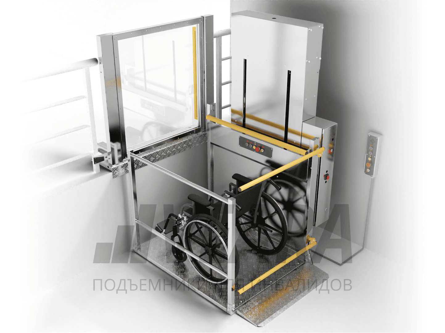 Вертикальная платформа-подъёмник для инвалидов Veara EasyLift НС