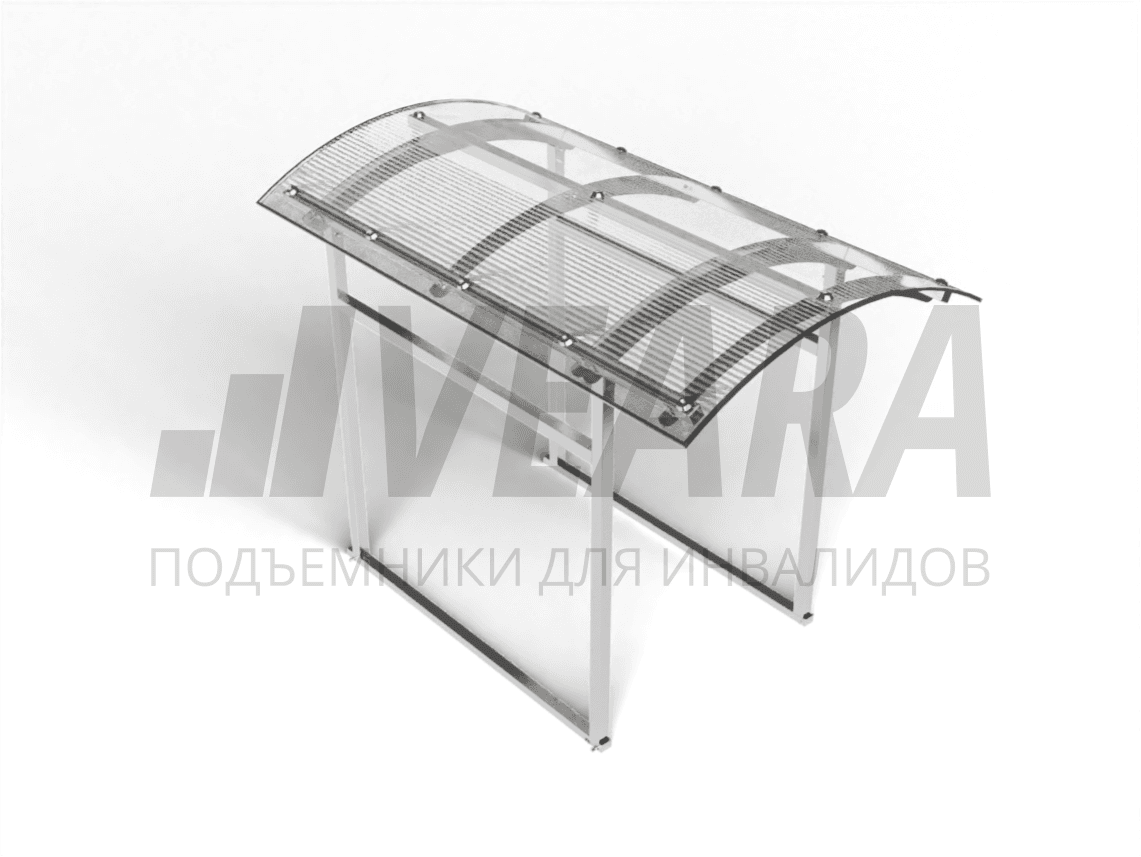 Крыша из поликарбоната НС